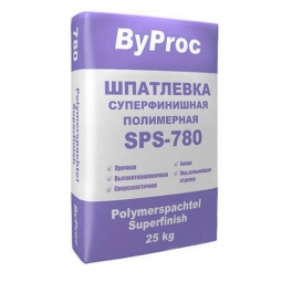 Шпатлевка ByProc SPS-780 суперфинишная полимерная 25 кг